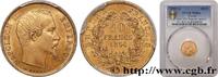 FRANKREICH 10 francs or Napoléon III, tête nue, petit module ZWEITES KAISERREICH Paris 1854 (17mm, 3,23g, 6h) -