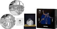 FRANKREICH BELLE EPREUVE 10 Euro HANDBALL PARIS 2024 FRANKREICH Pessac - Monnaie de Paris 2024 (37mm, 22,2g, 12h) -