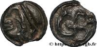 FRANKREICH Potin à l’hippocampe, tête casquée GALLIEN - NORDGALLIEN - ÆDUI (BIBRACTE, Region die Mont-Beuvray) Autun (71) c. 60-50 AC. (17mm, 4,46g, 3h) -