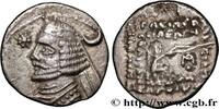 Hellenistic 2 (188 BC to 30 BC) Drachme PARTHIEN - KÖNIGREICH DER PARTHER - ORODES II Mithradakart, Médie c. 58-37 AC. (18,5mm, 3,15g, 1h) -
