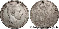 PHILIPPINEN 50 Centimos de Peso Alphonse XII PHILIPPINEN Manille 1881 (23mm, 12,80g, 12h) -