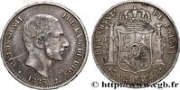 PHILIPPINEN 50 Centimos de Peso Alphonse XII (1885/3) PHILIPPINEN Manille 1885 (23mm, 12,90g, 12h) -