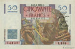 FRANKREICH 50 Francs LE VERRIER FRANKREICH 50 Francs LE VERRIER 1950 fVZ -