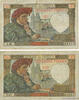 FRANKREICH 50 Francs JACQUES CŒUR Lot FRANKREICH 50 Francs JACQUES CŒUR Lot 1941 S -