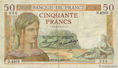 FRANKREICH 50 Francs CÉRÈS FRANKREICH 50 Francs CÉRÈS 1936 S -
