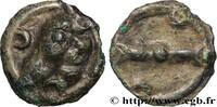 FRANKREICH Potin dégénéré aux croissants LOIRE MOYENNE c. 60-40 AC. (19mm, 3,12g, h) -