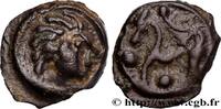FRANKREICH Potin à la tête “d’indien” GALLIEN - SENONES (Region die Sens) Sens (89) c. avant 52 AC. (19mm, 5,10g, 3h) -