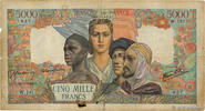 FRANKREICH 5000 Francs EMPIRE FRANÇAIS FRANKREICH 5000 Francs EMPIRE FRANÇAIS 1944 fS -