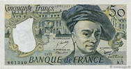 FRANKREICH 50 Francs QUENTIN DE LA TOUR FRANKREICH 50 Francs QUENTIN DE LA TOUR 1977 fST+ -