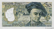 FRANKREICH 50 Francs QUENTIN DE LA TOUR FRANKREICH 50 Francs QUENTIN DE LA TOUR 1979 fST+ -