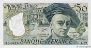 FRANKREICH 50 Francs QUENTIN DE LA TOUR FRANKREICH 50 Francs QUENTIN DE LA TOUR 1982 fST -