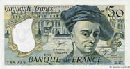 FRANKREICH 50 Francs QUENTIN DE LA TOUR FRANKREICH 50 Francs QUENTIN DE LA TOUR 1982 fST+ -