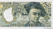 FRANKREICH 50 Francs QUENTIN DE LA TOUR FRANKREICH 50 Francs QUENTIN DE LA TOUR 1982 fST+ -