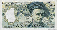 FRANKREICH 50 Francs QUENTIN DE LA TOUR FRANKREICH 50 Francs QUENTIN DE LA TOUR 1986 fST+ -