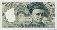FRANKREICH 50 Francs QUENTIN DE LA TOUR FRANKREICH 50 Francs QUENTIN DE LA TOUR 1987 ST -