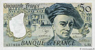 FRANKREICH 50 Francs QUENTIN DE LA TOUR FRANKREICH 50 Francs QUENTIN DE LA TOUR 1988 fST+ -