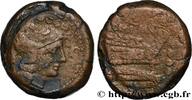THE REPUBLIC (280 BC to 27 BC) Uncia RÖMISCHE REPUBLIK - ANONYM Sicile c. 215-211 AC. (22mm, 10,97g, 12h) -