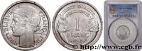 FRANKREICH 1 franc Morlon, légère VIERTE FRANZOSISCHE REPUBLIK 1948 (23mm, 1,3g, 6h) -