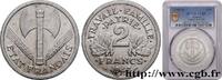 FRANKREICH 2 francs Francisque ETAT FRANÇAIS Beaumont-Le-Roger 1943 (27mm, 2,2g, 6h) -