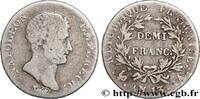 FRANKREICH Demi-franc Napoléon Empereur, Calendrier révolutio GESCHICHTE FRANKREICHS Paris 1805 (18mm, 2,41g, 6h) -