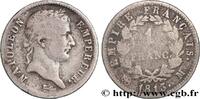FRANKREICH 1 franc Napoléon Ier tête laurée, Empire français GESCHICHTE FRANKREICHS Toulouse 1813 (23mm, 4,66g, 6h) -