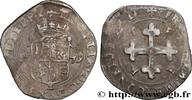 HERZOGTUM SAVOYEN - EMMANUEL PHILIBERT Blanc de 4 sols, 2e type (bianco, o da 4 soldi di HERZOGTUM SAVOYEN - EMMANUEL PHILIBERT Chambéry 1579 (26mm, 4,34g, 12h) -