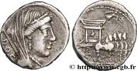 THE REPUBLIC (280 BC to 27 BC) Denier RUBRIA Rome 87 AC. (19mm, 3,76g, 10h) -