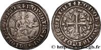 ITALIE - ROYAUME DE NAPLES - ROBERT D'ANJOU Gigliato (Gillat) ou Carlin d'argent ITALIE - ROYAUME DE NAPLES - ROBERT D'ANJOU Naples n.d. (27mm, 3,94g, 12h) -