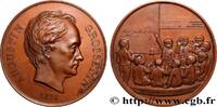 FRANKREICH Médaille, Augustin Grosselin, Société pour l’instr SOCIÉTÉS (1870) (50,5mm, 58,70g, 12h) -