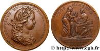 FRANKREICH Médaille, L’instruction gratuite de la jeunesse LOUIS XV DIT LE BIEN AIMÉ 1719 (41,5mm, 28,03g, 12h) -
