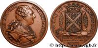 FRANKREICH Médaille, Prix de l’école de dessin, Langres LOUIS XVI 1782 (41,5mm, 31,78g, 12h) -