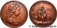 FRANKREICH Médaille pour l’instruction artistique de Louis XV LOUIS XV DIT LE BIEN AIMÉ 1719 (41,5mm, 39,55g, 12h) -