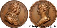 FRANKREICH Médaille, Mariage de Louis XV et Marie Leszcynska, LOUIS XV DIT LE BIEN AIMÉ 1725 (41mm, 38,18g, 12h) -