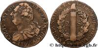 FRANKREICH 2 sols dit au faisceau, type FRANÇOIS LOUIS XVI Paris 1792 (33mm, 21,38g, 6h) -