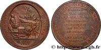 FRANKREICH Monneron de 5 sols au serment (An IV), 3e type REVOLUTION COINAGE Birmingham, Soho 1792 (39,5mm, 27,10g, 6h) -