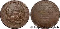 FRANKREICH Monneron de 5 sols au serment (An IV), 3e type REVOLUTION COINAGE Birmingham, Soho 1792 (39,5mm, 27,10g, 6h) -