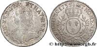 FRANKREICH Écu aux branches d'olivier, buste habillé LOUIS XV THE WELL-BELOVED Bordeaux 1735 (41,5mm, 29,39g, 6h) -