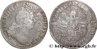 FRANKREICH Demi-écu aux huit L LOUIS XIV THE SUN KING Rouen 1704 (34,5mm, 13,28g, 6h) -