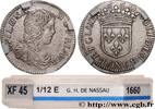 FRANKREICH Douzième d'écu PRINCIPAUTY OF ORANGE - GUILLAUME-HENRY OF NASSAU Orange 1660 (21mm, 2,19g, 6h) -