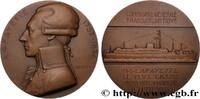 FRANKREICH Médaille, Paquebot M. S. Lafayette MER ET MARINE : PAQUEBOTS, NAVIRES, BATEAUX (1930) (67,5mm, 150,98g, 12h) -