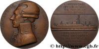 FRANKREICH Médaille, Paquebot M. S. Lafayette MER ET MARINE : PAQUEBOTS, NAVIRES, BATEAUX 1930 (67,5mm, 151,12g, 12h) -