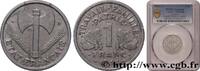 FRANKREICH 1 franc Francisque, légère, petit c ETAT FRANÇAIS Castelsarrasin 1944 (23mm, 1,3g, 6h) -