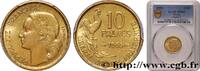 FRANKREICH 10 francs Guiraud VIERTE FRANZOSISCHE REPUBLIK 1955 (20mm, 7g, 6h) -