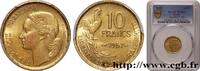 FRANKREICH 10 francs Guiraud VIERTE FRANZOSISCHE REPUBLIK 1957 (20mm, 3g, 6h) -