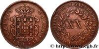 PORTUGAL -MARIE II 20 Reis PORTUGAL -MARIE II 1852 (37mm, 25,35g, 6h) -