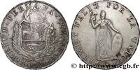 PERU 8 Reales PERU Cuzco 1829 (40mm, 26,65g, 6h) -