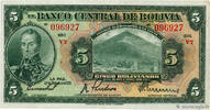 BOLIVIEN 5 Bolivianos BOLIVIEN 5 Bolivianos 1928 fST+ -