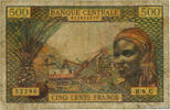 CONGO 500 Francs type 1963C CONGO 500 Francs type 1963C 1966 fS -