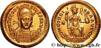 THE END OF EMPIRE(363 AD to 476 AD) Solidus THEODOSIUS II Constantinople 408-420 (20mm, 4,47g, 6h) -