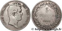 FRANKREICH 5 francs type Tiolier sans le I, tranche en creux LUDWIG PHILIPP I Paris 1830 (37mm, 24,58g, 6h) -